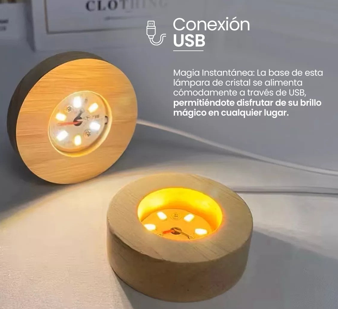 COSMOS 3D Lámpara de Cristal LED