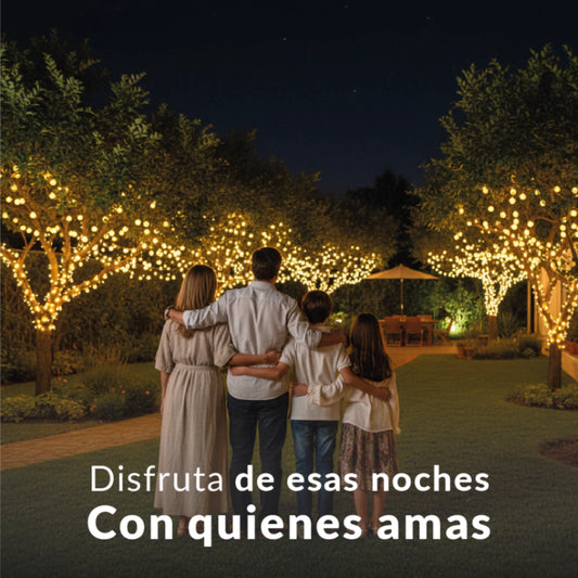 2x1 Guirnaldas Solares Premium (3 metros y 20 luces cada una)