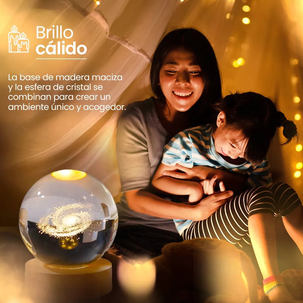 COSMOS 3D Lámpara de Cristal LED