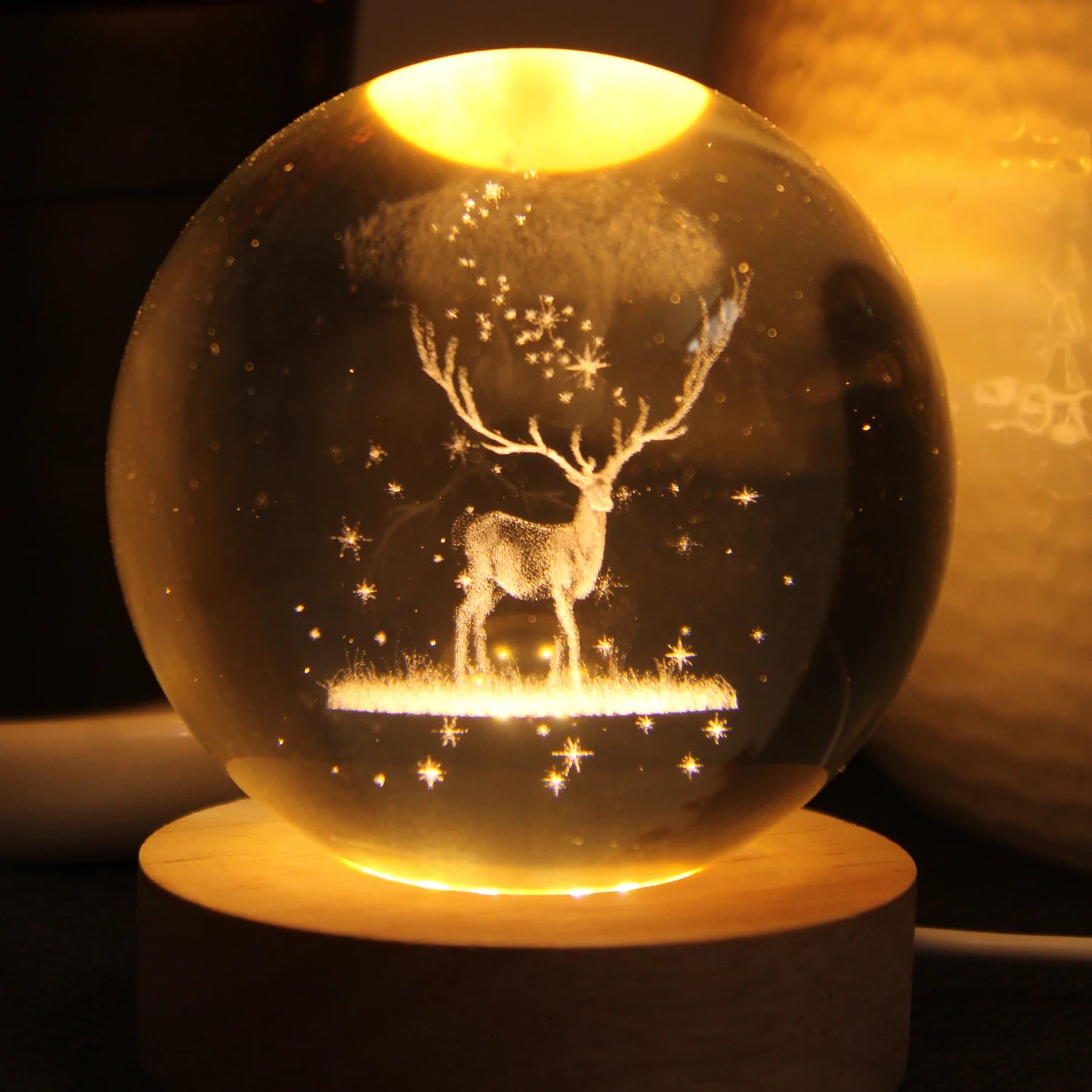 COSMOS 3D Lámpara de Cristal LED